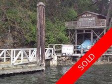 Thetis Island Private Island 3.3 acres with home, dock, boathouse for sale:  2 bedroom 1,560 sq.ft. (Listed 2014-04-15)