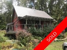 Thetis Island Almost New Home on 2.38 acres for sale:  1 + Den 1,025 sq.ft. (Listed 2017-10-10)