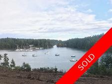 Thetis Island 2.292 Acre Waterfront Lot with deep water moorage for sale:    (Listed 2017-11-14)