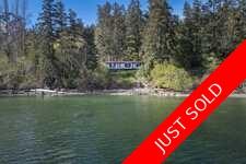 Thetis Island 2.08 acres Waterfront with older Rancher for sale:  1 bedroom 1,200 sq.ft. (Listed 2022-04-12)