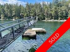 Thetis Island Almost 3 acres of Waterfront with Dock, Cabin & 30' RV for sale:  2 bedroom 450 sq.ft. (Listed 2022-05-24)