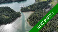 Thetis Island 5.63 acres of Waterfront with Older Home for sale:  3 bedroom  (Listed 2025-04-26)